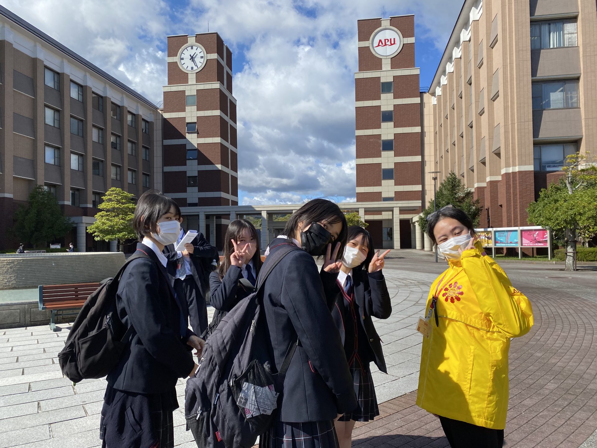 立命館APU大学のキャンパスも訪問