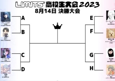 トーナメント式に大会が進みます