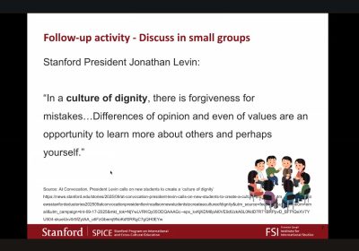 Stanford Universityの学長の入学式スピーチが印象深い