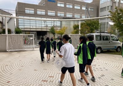 ビニール袋も持参で