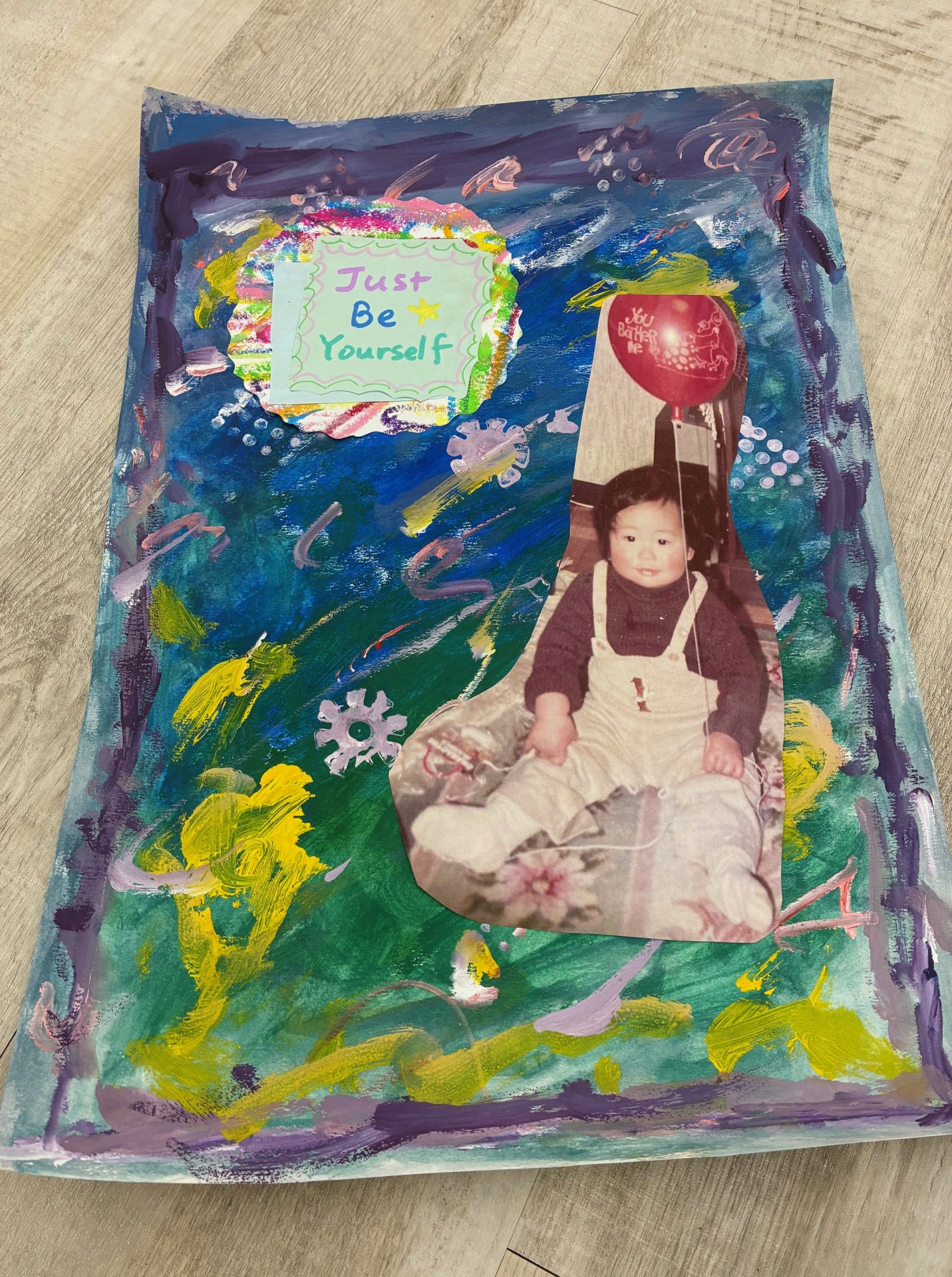 先月私が描いた「絵」（それにしても丸々としすぎの子供！）