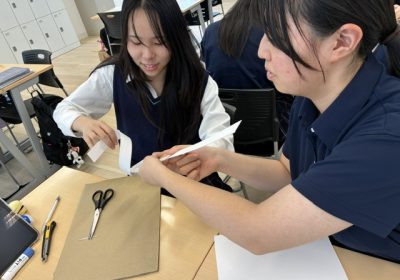 なかなからせん階段作るの難しいね・・・